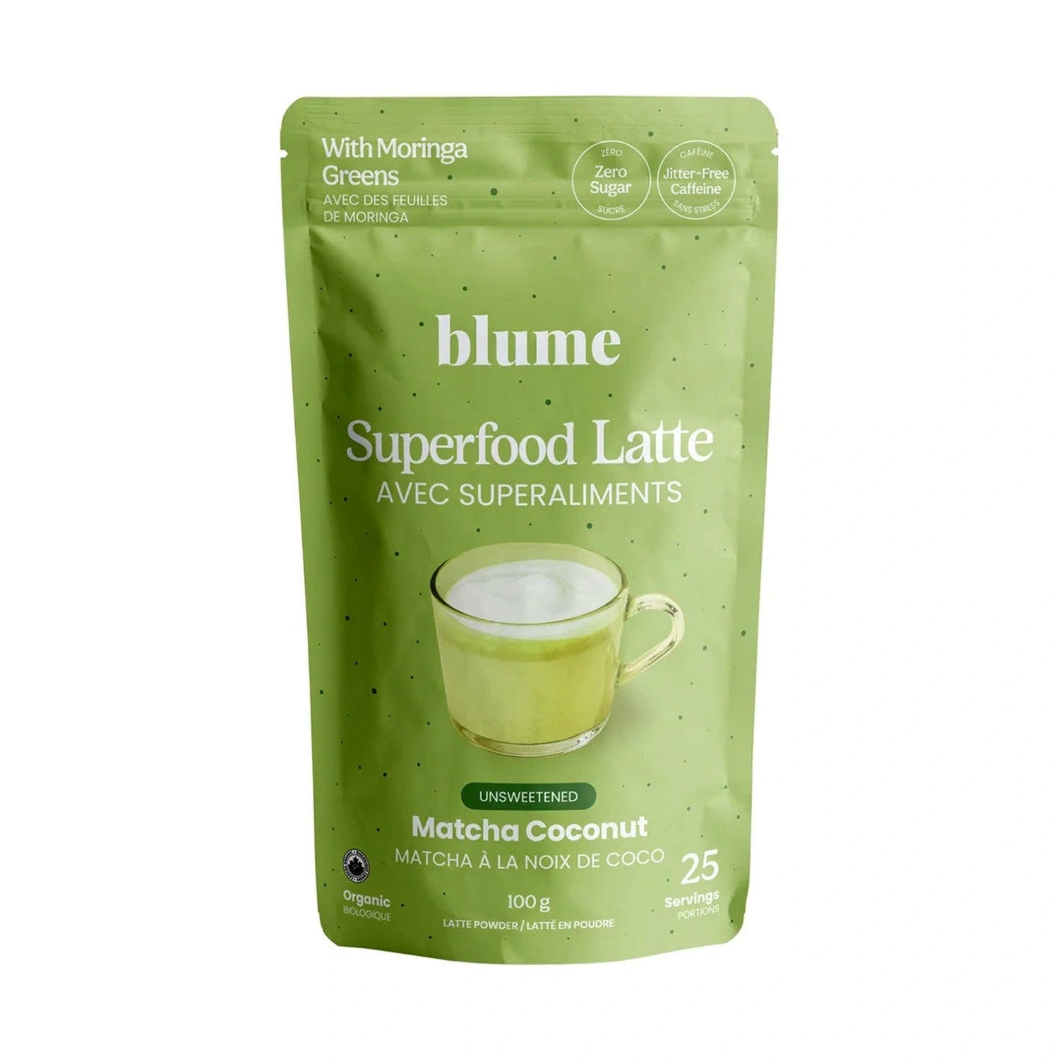 Blume Matcha Coconut Superfood Latte Mix, 100g