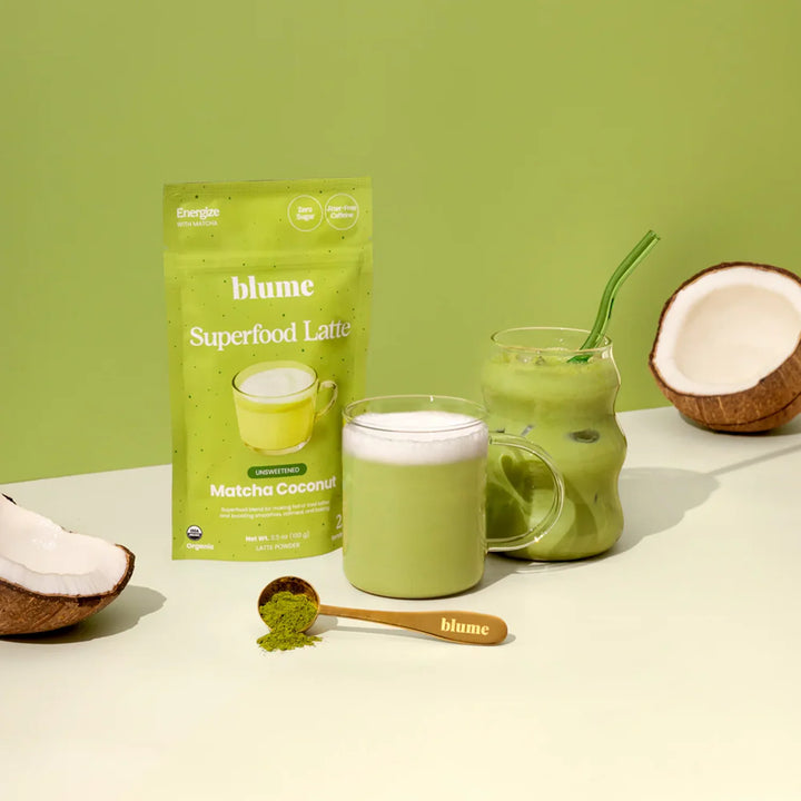 Blume Matcha Coconut Superfood Latte Mix, 100g