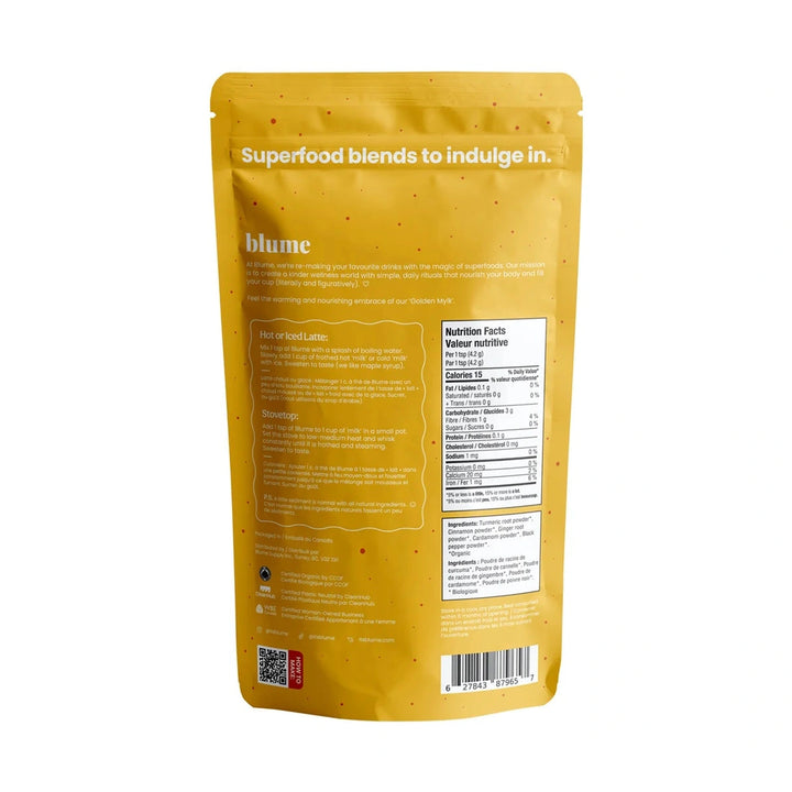 Blume Turmeric Blend Superfood Latte Mix, 125g