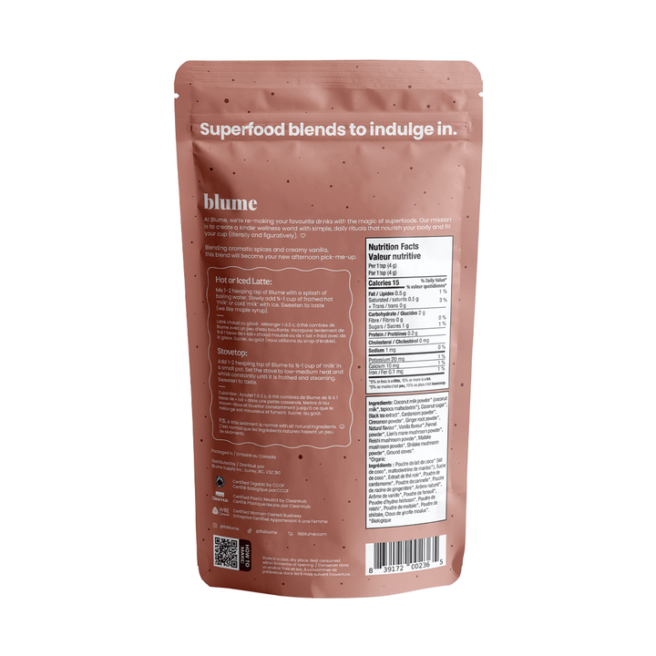 Blume Vanilla Chai Superfood Latte Mix, 100g