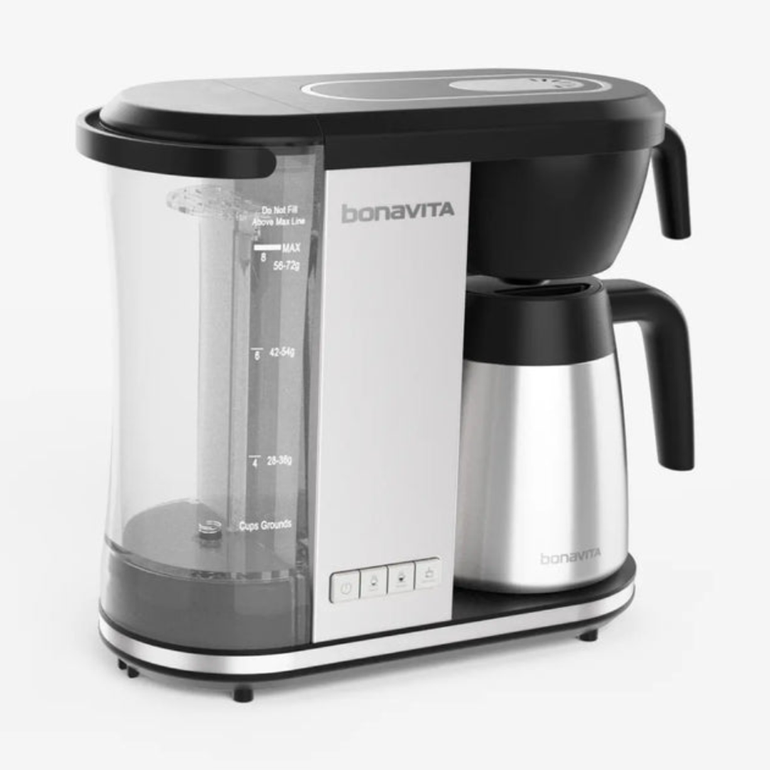 Bonavita Enthusiast 8-Cup Coffee Maker, Stainless Steel Thermal Carafe 