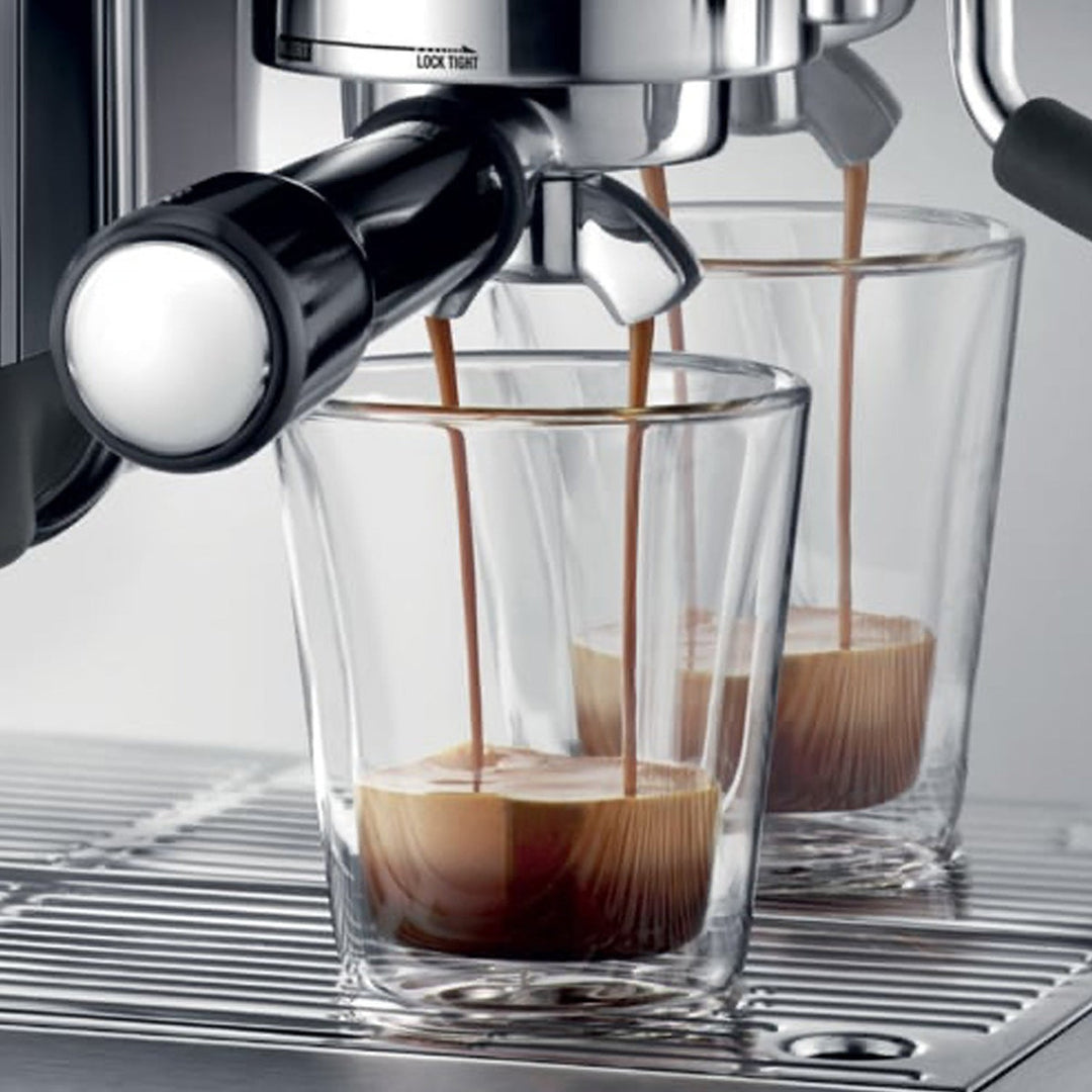 Breville Barista Express Impress Automatic Espresso Machine, Damson Blue 