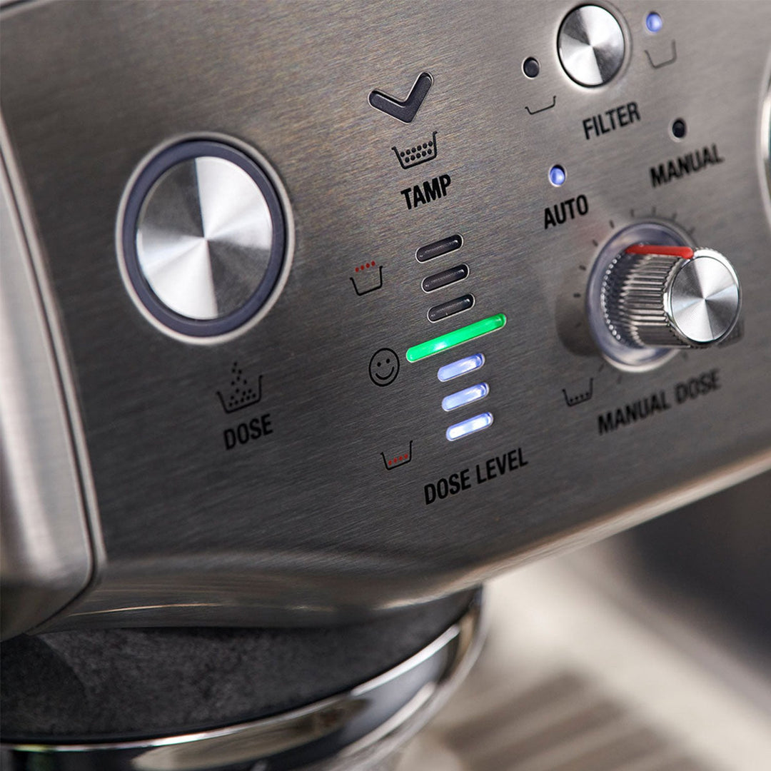Breville Barista Express Impress Automatic Espresso Machine, Sea Salt 