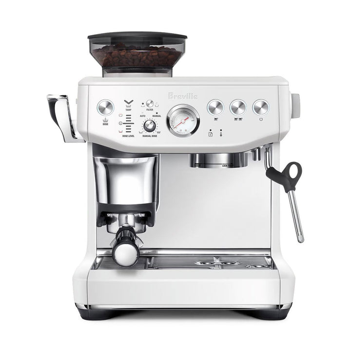 Breville Barista Express Impress Automatic Espresso Machine, Sea Salt 