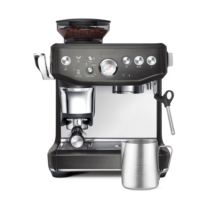 Breville Barista Express Impress Espresso Machine, Black Stainless 