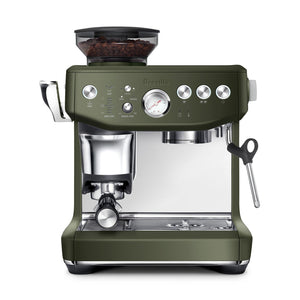 Breville Barista Express Impress Espresso Machine, Olive Tapenade #BES876OLT1BNA1