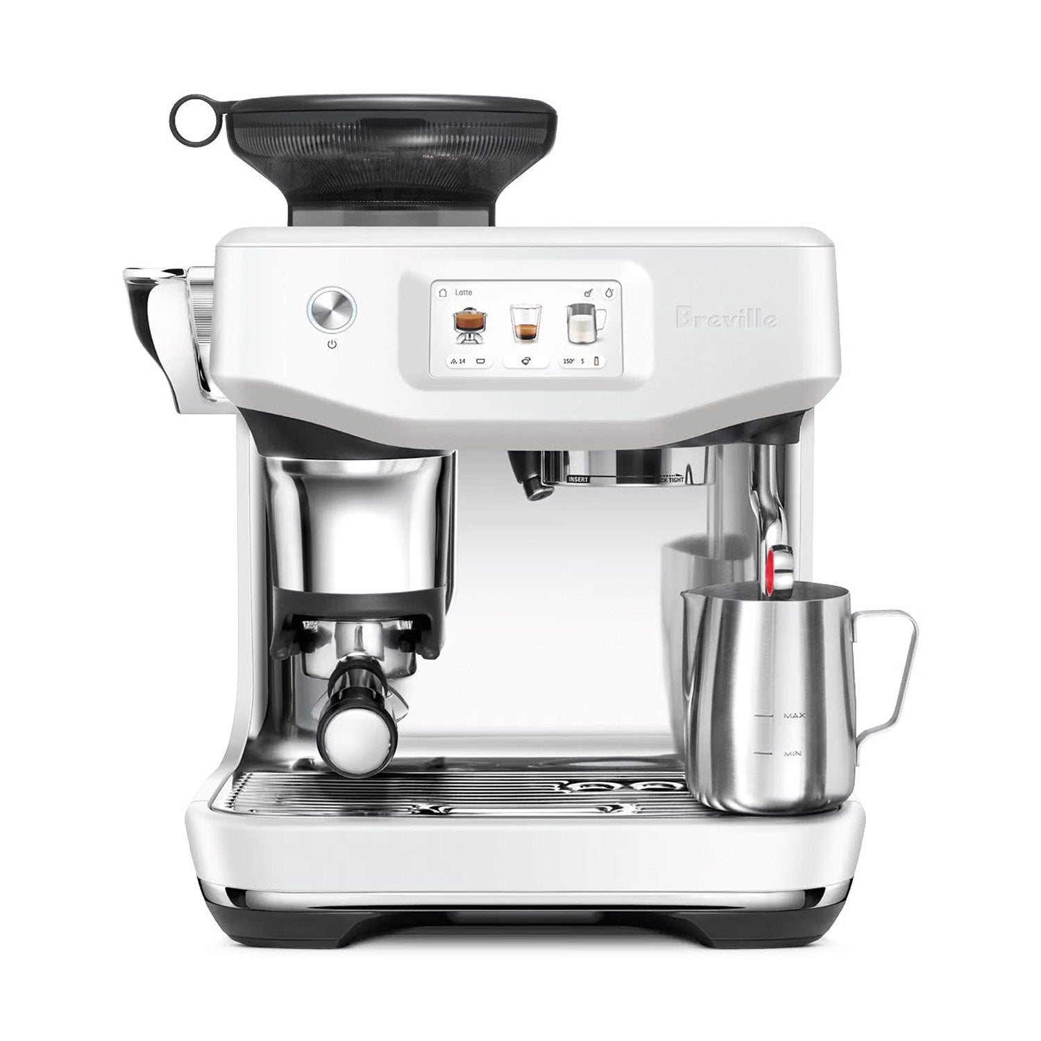 Breville Barista Touch Impress Automatic Espresso Machine, Sea Salt #BES881SST
