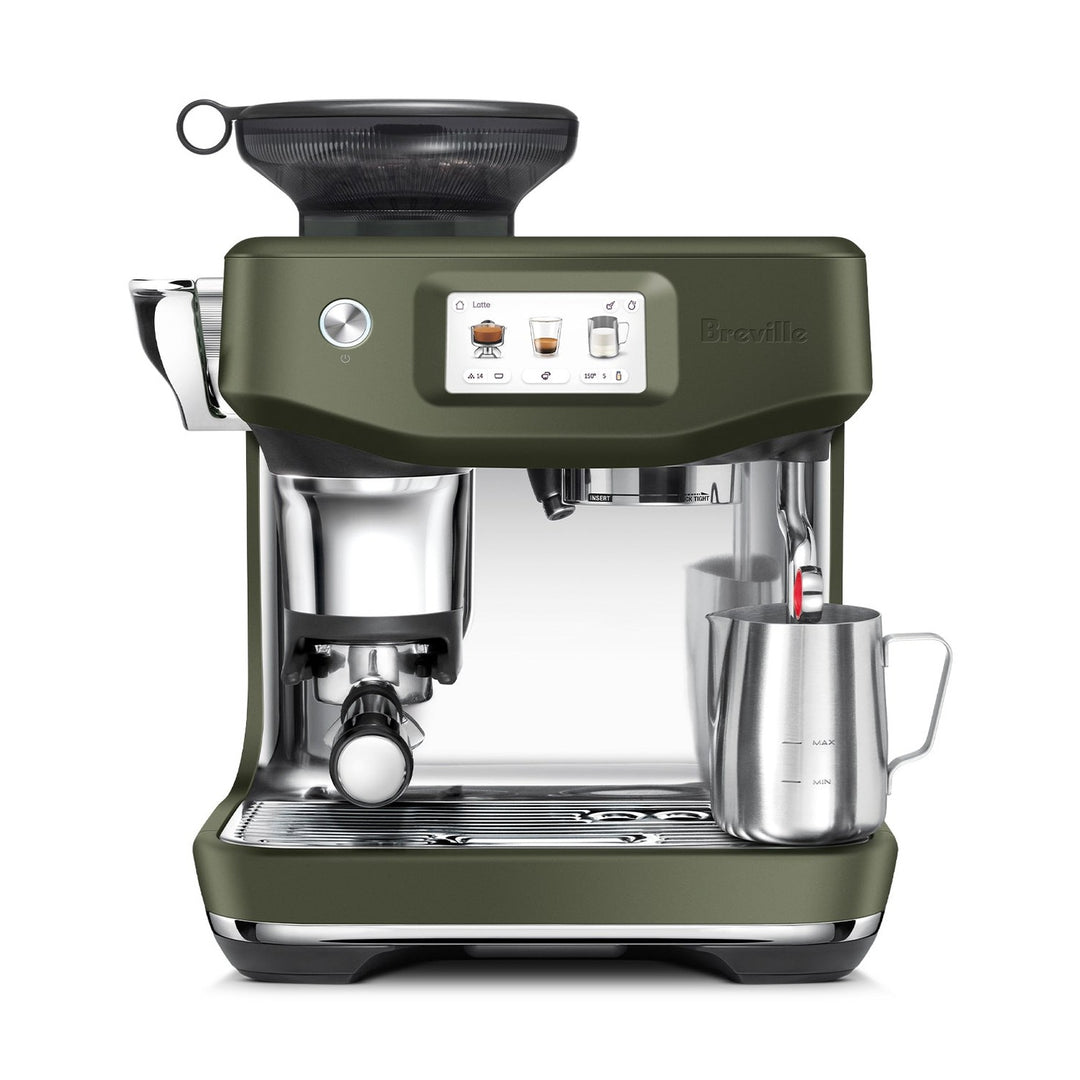 Breville Barista Touch Impress Automatic Espresso Machine, Olive Tapenade 