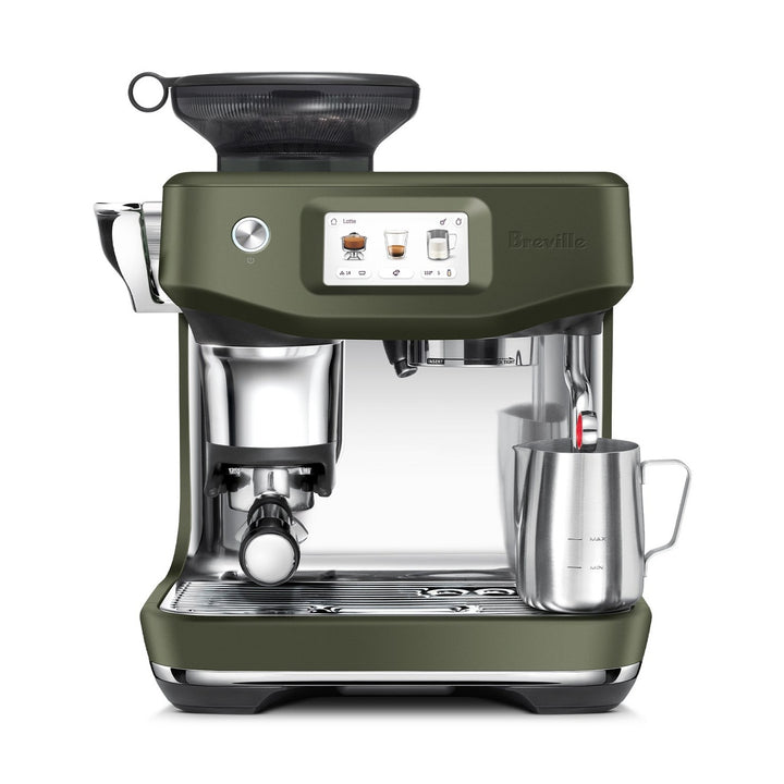 Breville Barista Touch Impress Automatic Espresso Machine, Olive Tapenade 