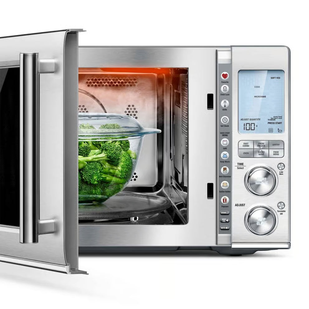 Breville Combi Wave Microwave, Black Stainless Steel 