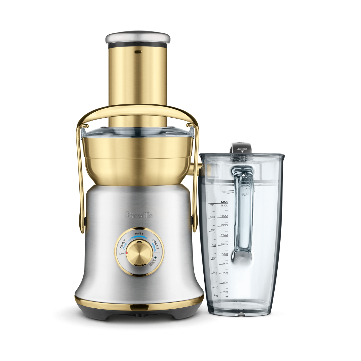 Breville Juice Fountain Cold XL Juicer, Brushed Steel Brass #BJE830BSB