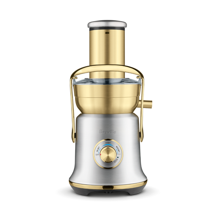Breville Juice Fountain Cold XL Juicer, Brushed Steel Brass 