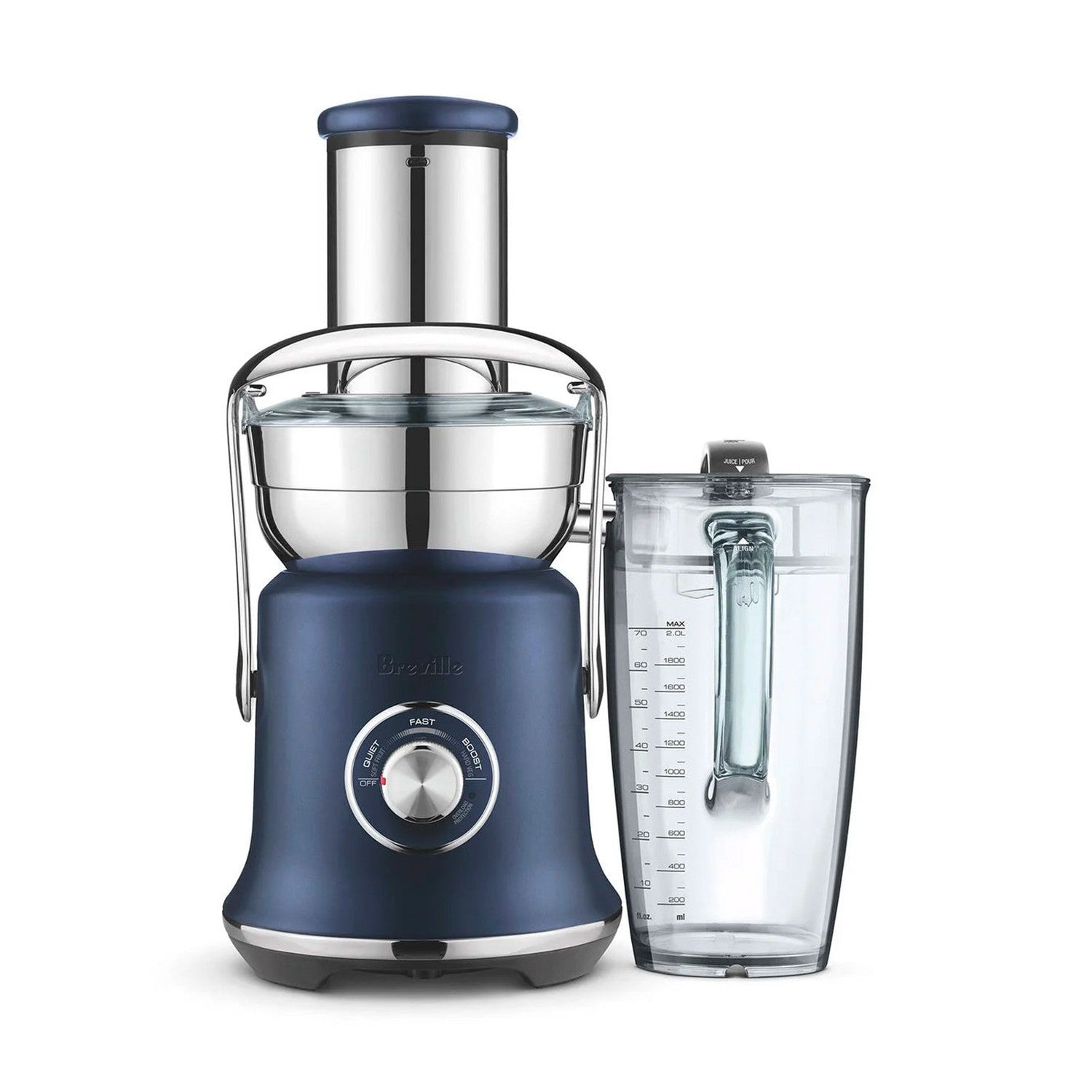 Breville Juice Fountain Cold XL Juicer, Damson Blue #BJE830DBL1BCA1