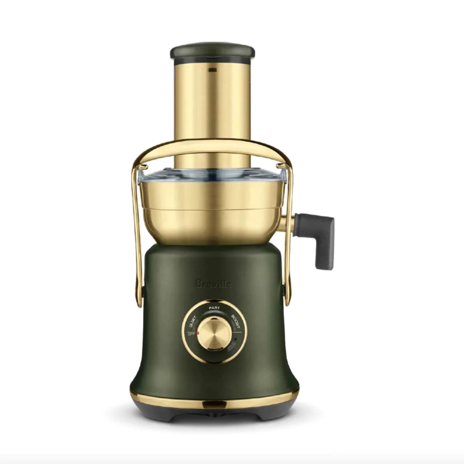 Breville Juice Fountain Cold XL Juicer, Olive Tapenade Brass #BJE830OLB