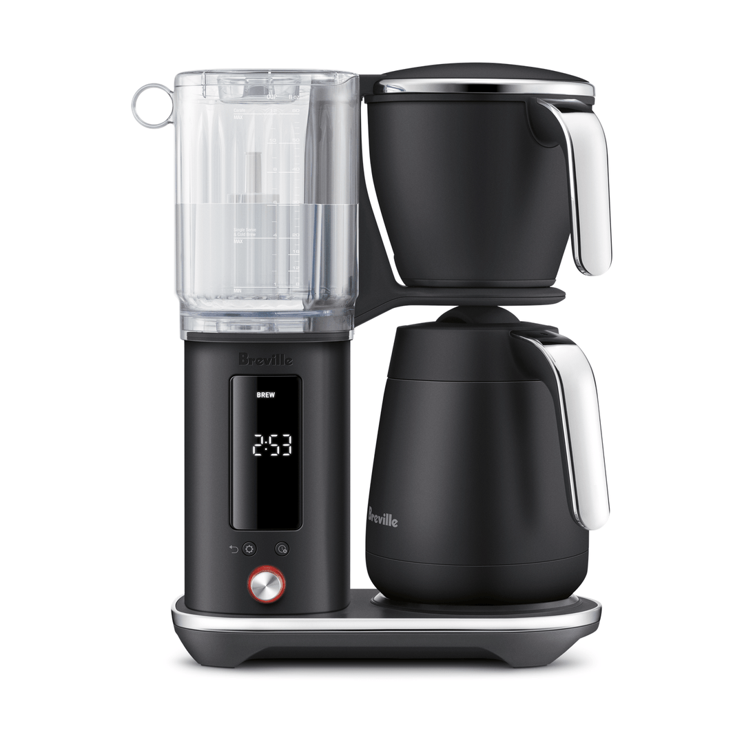 Breville Luxe Precision Brewer Black Truffle, Thermal Carafe, 