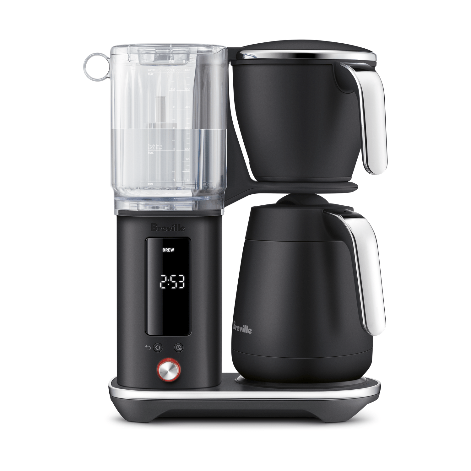 Breville Luxe Precision Brewer Black Truffle, Thermal Carafe, #BDC465BTR1BNA1