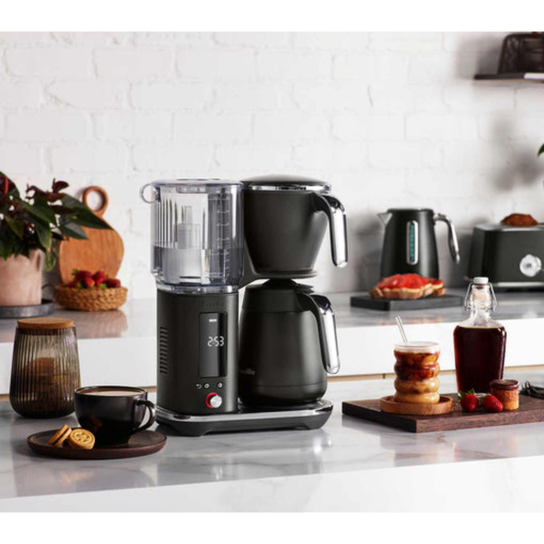 Breville Luxe Precision Brewer Black Truffle, Thermal Carafe, 