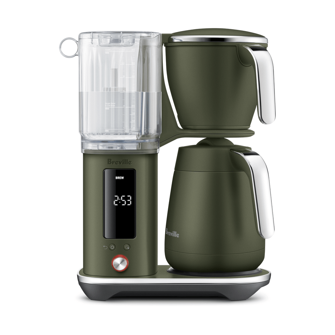 Breville Luxe Precision Brewer Olive Tapanade, Thermal Carafe, 