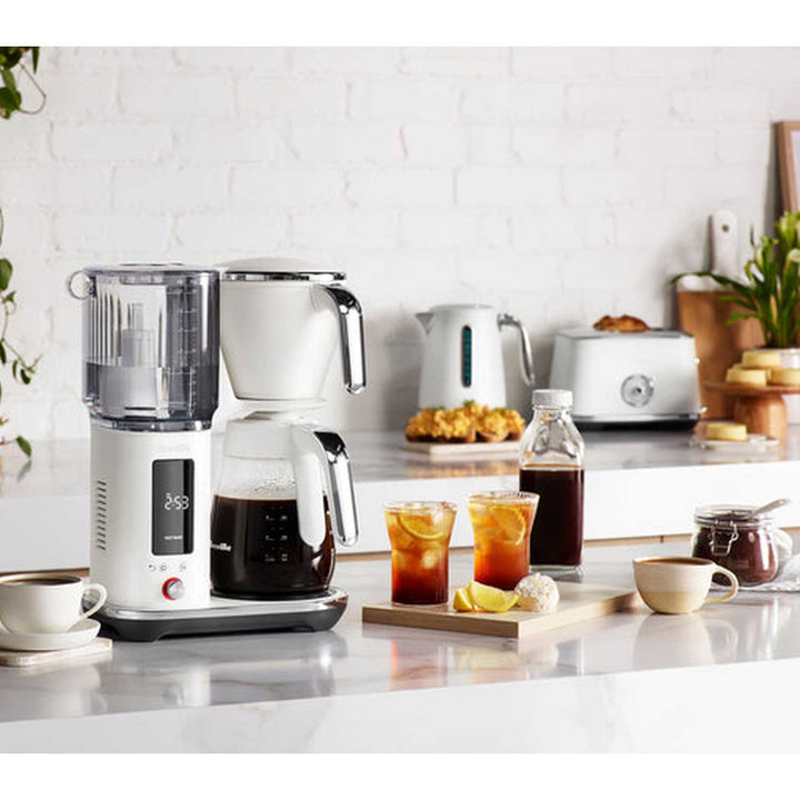 Breville Luxe Precision Brewer Sea Salt, Glass Carafe, BDC415SST1BNA1