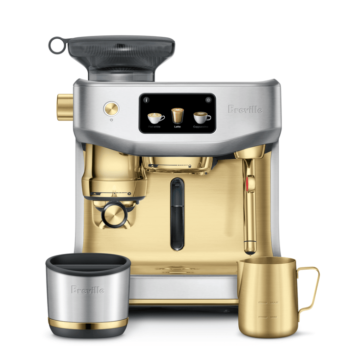 Breville Oracle Jet Espresso Machine, Brushed Steel Brass 