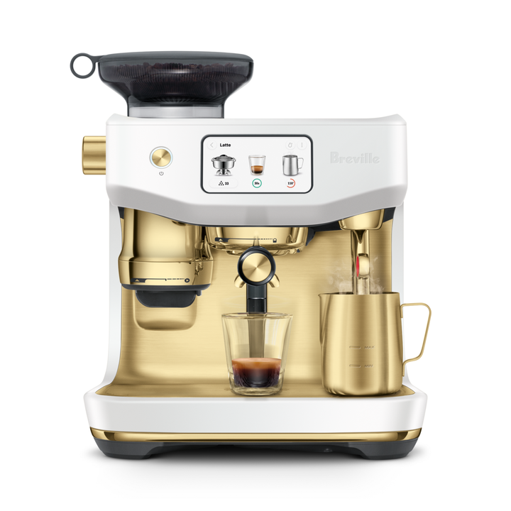 Breville Oracle Jet Espresso Machine, Sea Salt Brass 