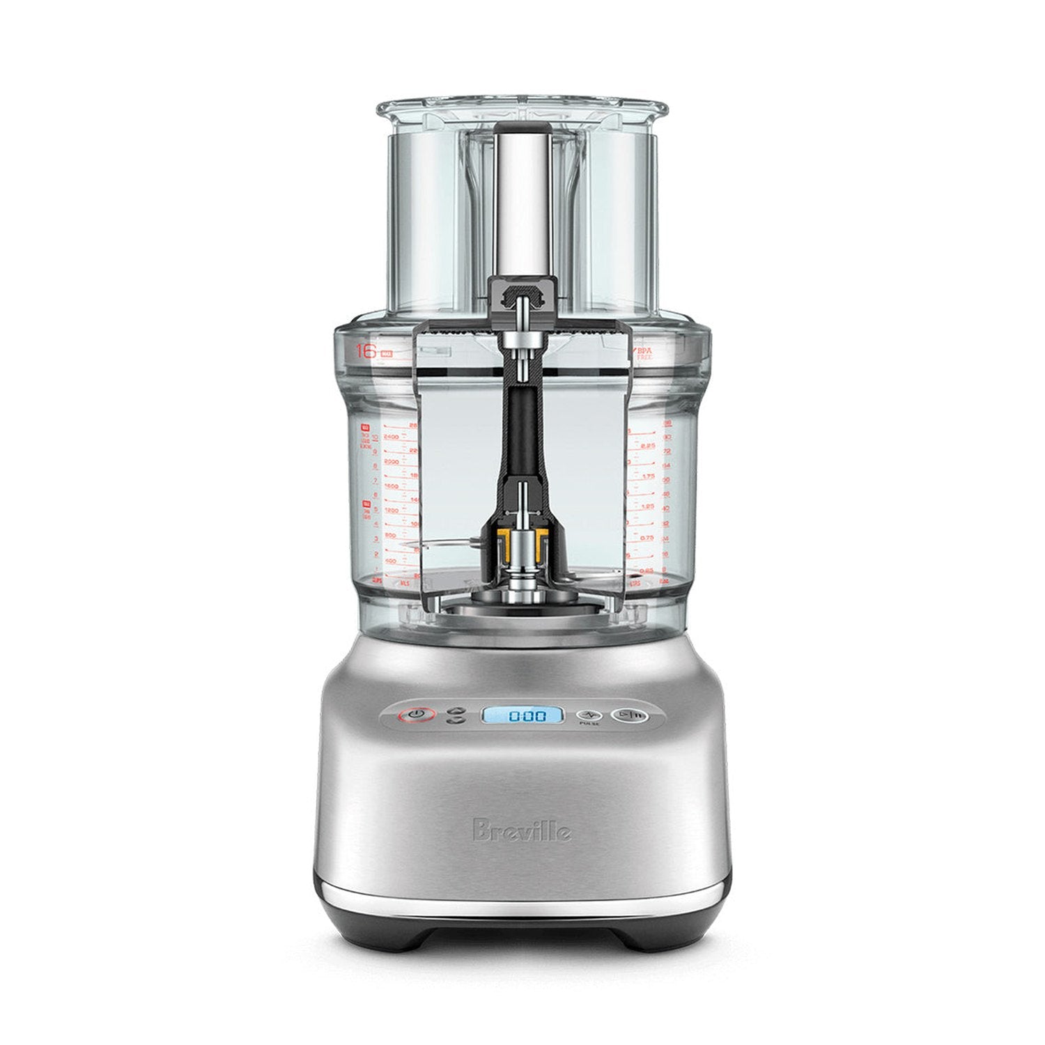 Breville Paradice 16 Food Processor, Brushed Stainless Steel #BFP838BSS1BNA1