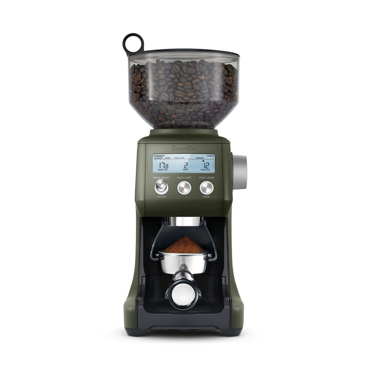 Breville Smart Grinder Pro Conical Burr Grinder, Olive Tapenade 