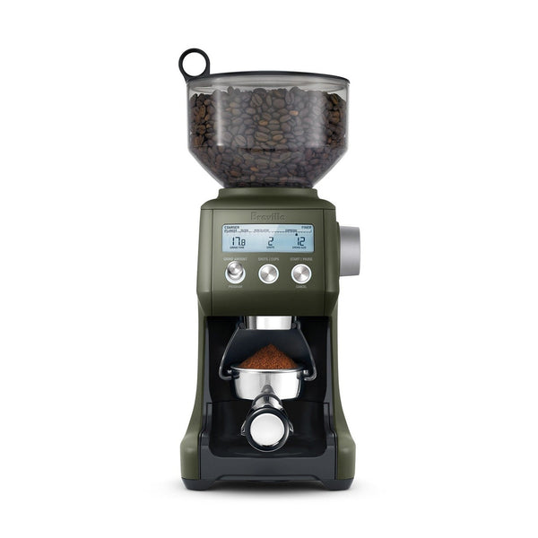 Breville Smart Grinder Pro Conical Burr Grinder, Olive Tapenade #BCG820OLT