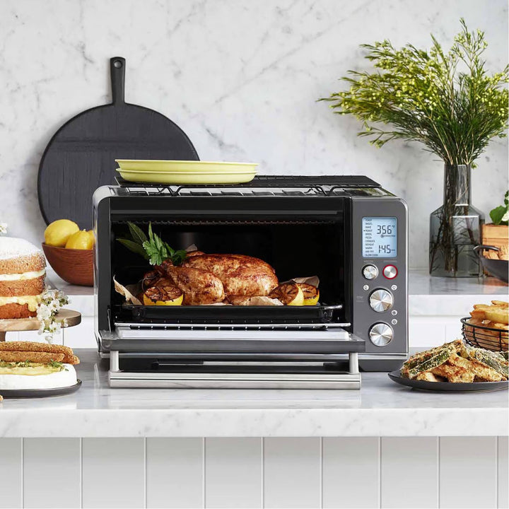 Breville Smart Oven Air Fryer, Black Stainless Steel 