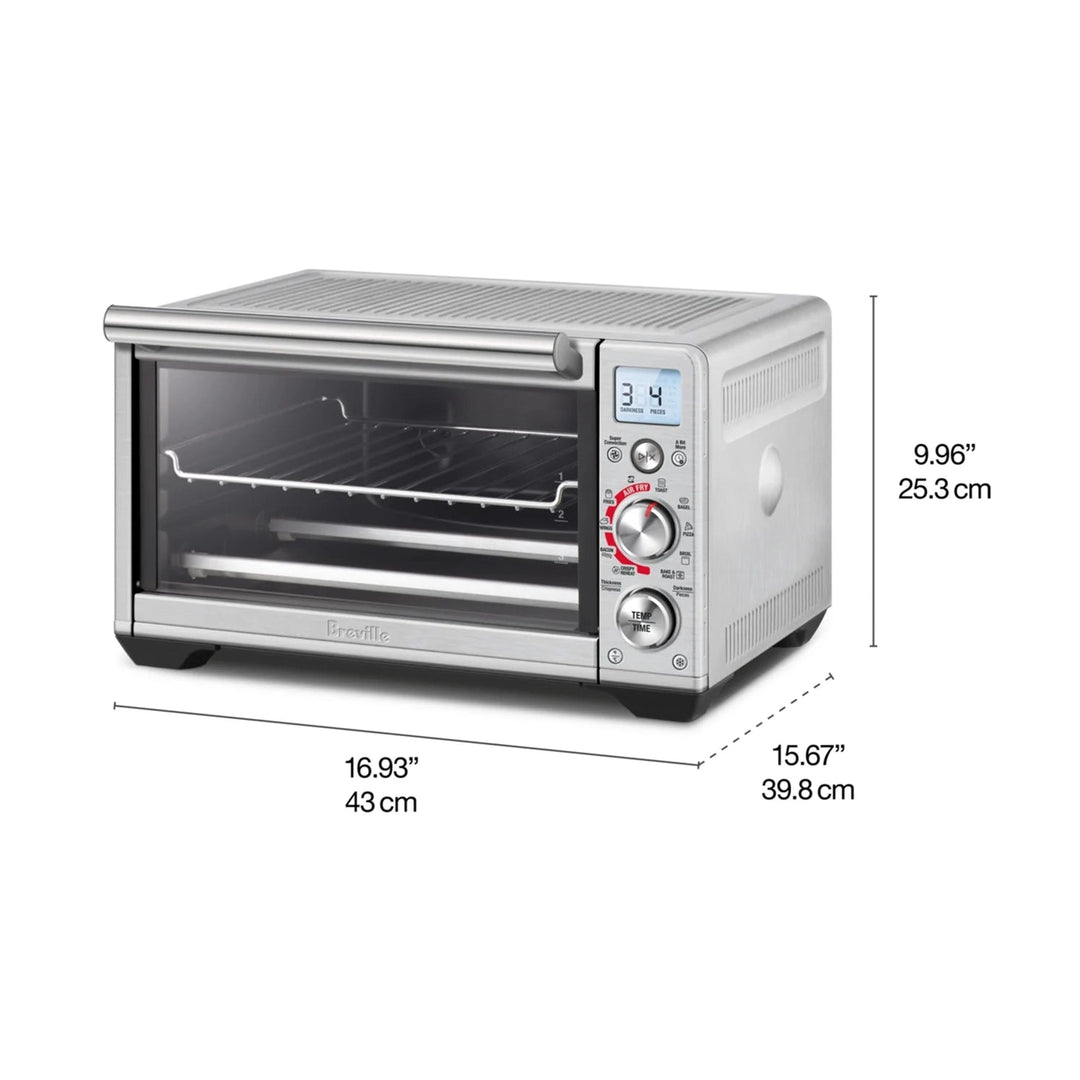 Breville Smart Oven Air Fryer Compact, Stainless Steel 