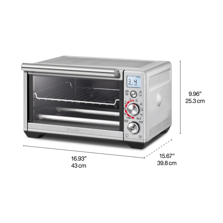 Breville Smart Oven Air Fryer Compact, Stainless Steel 