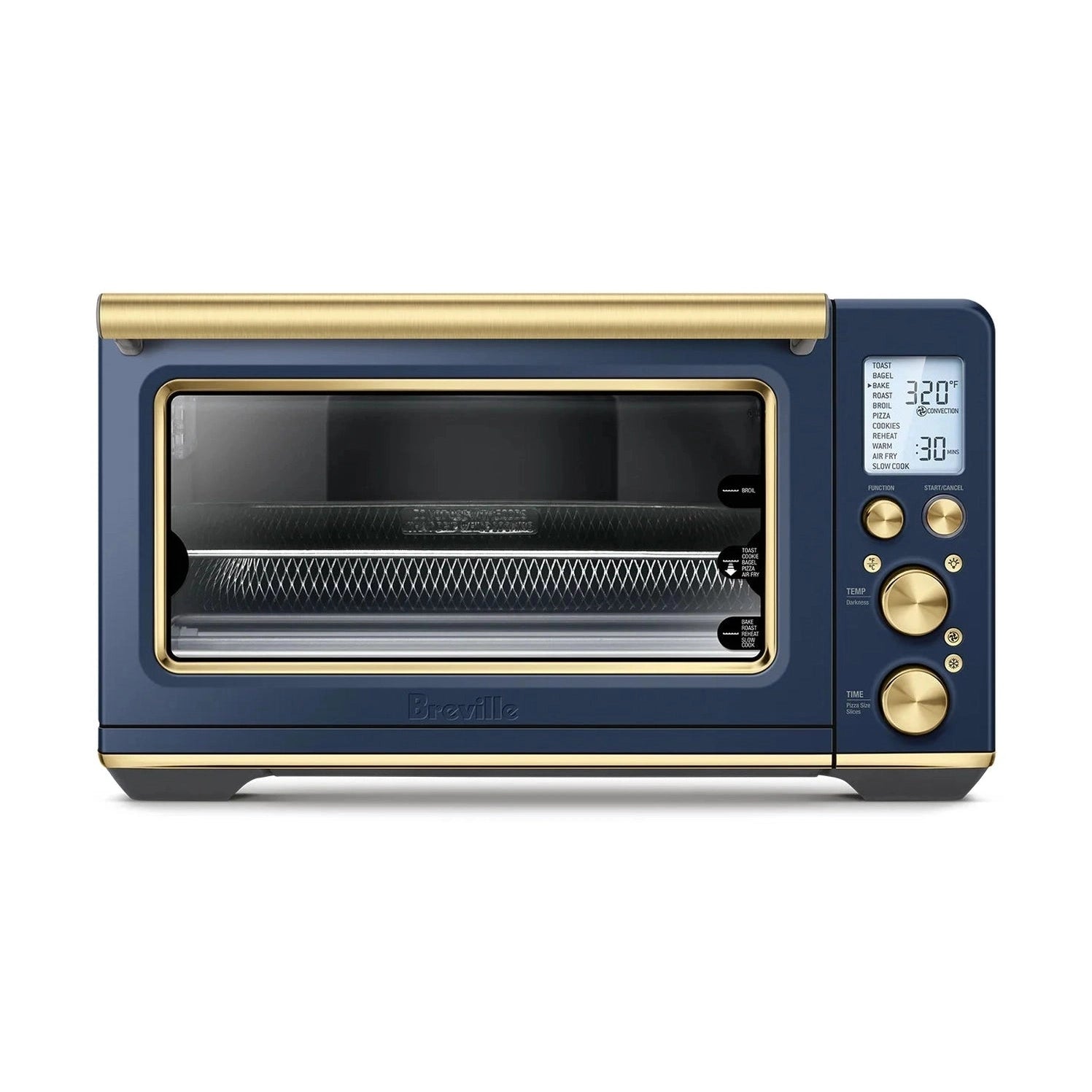 Breville Smart Oven Air Fryer, Damson Blue Brass #BOV860DBB