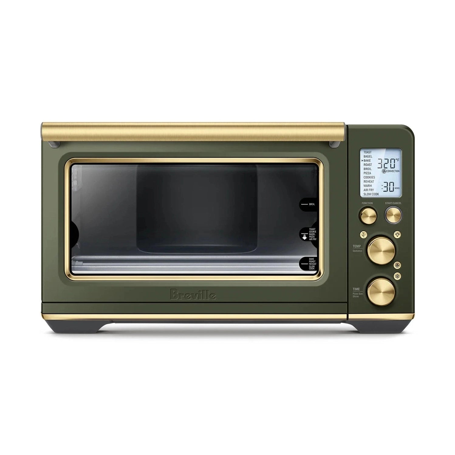 Breville Smart Oven Air Fryer, Olive Tapenade Brass #BOV860OLB