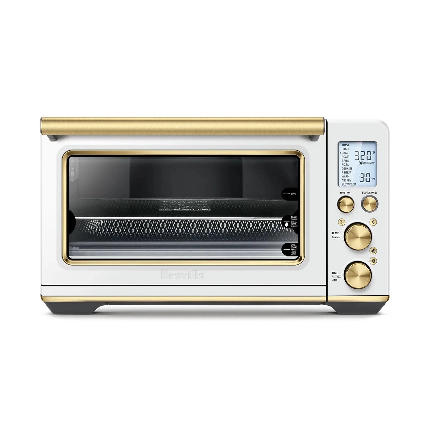 Breville Smart Oven Air Fryer, Sea Salt Brass #BOV860SSB