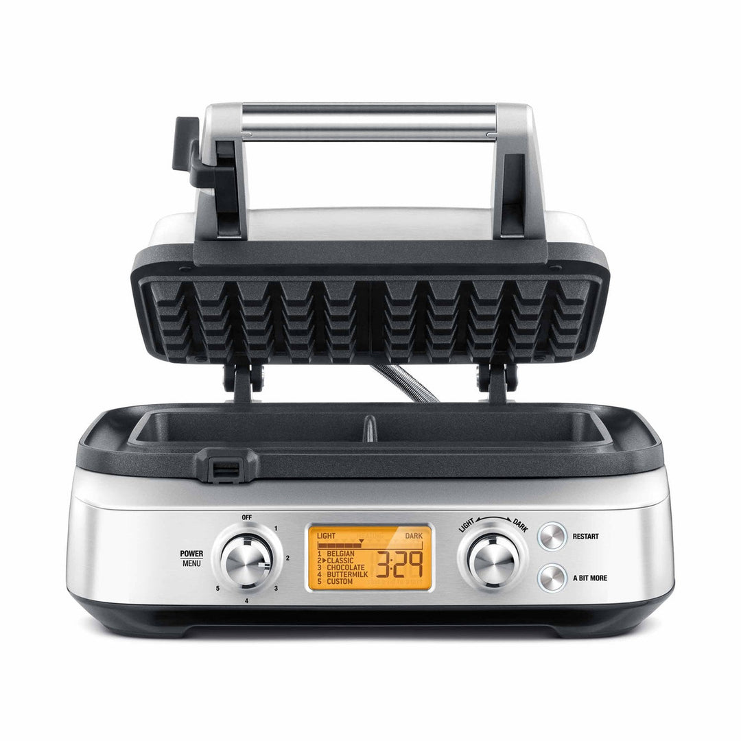 Breville Smart Waffle Pro 2-Slice Waffle Maker, Brushed Stainless Steel 