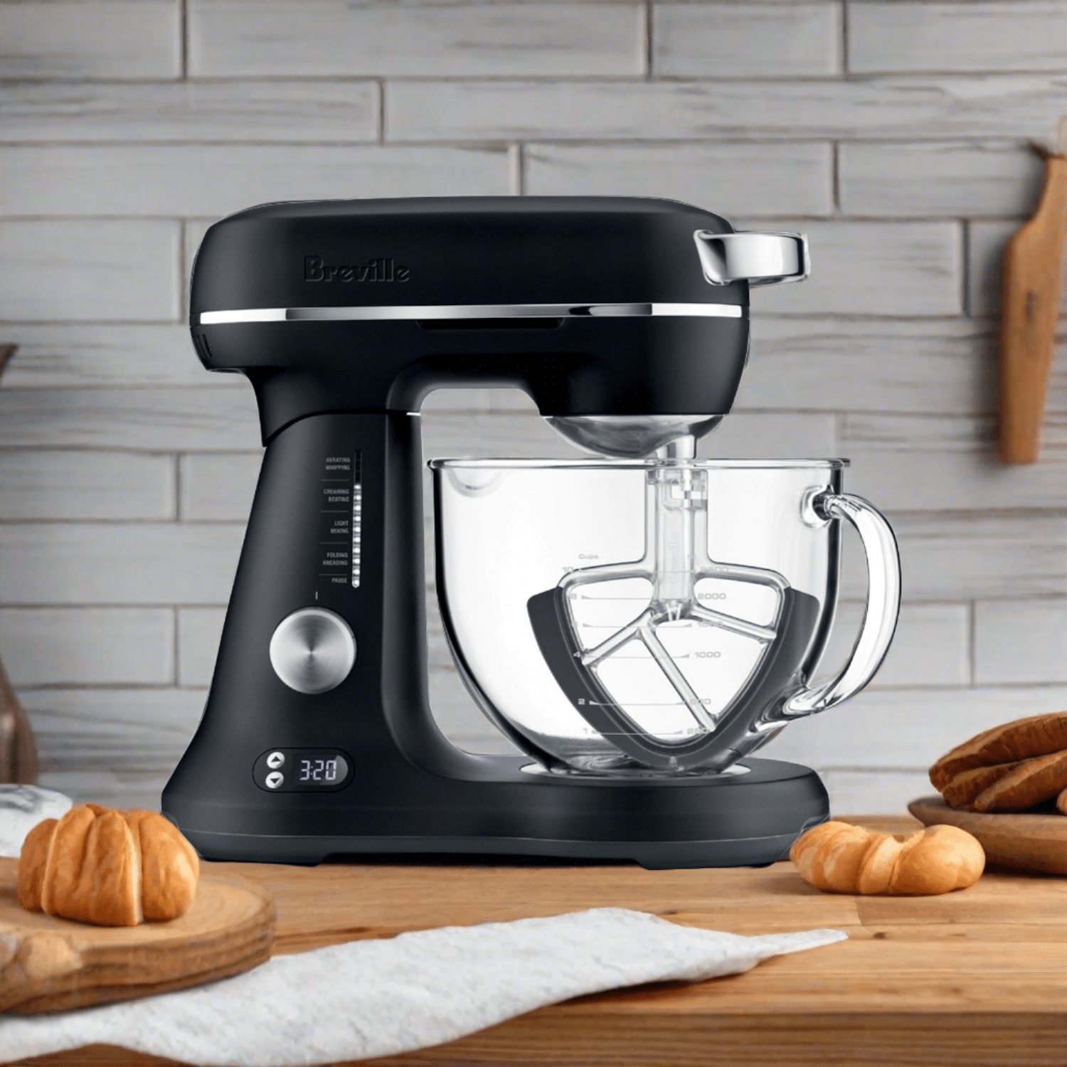 Breville The Bakery Chef Stand Mixer, Black Truffle #BEM825BTR1BCA1