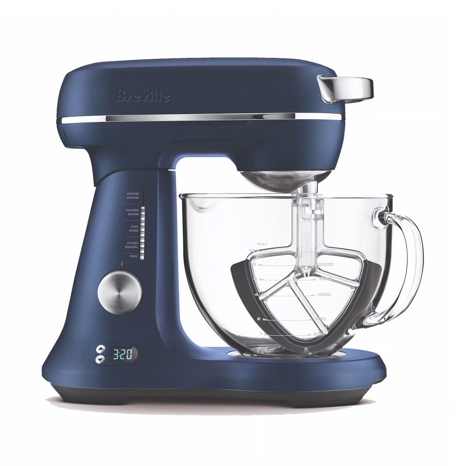 Breville The Bakery Chef Stand Mixer, Damson Blue #BEM825DBL1BCA1