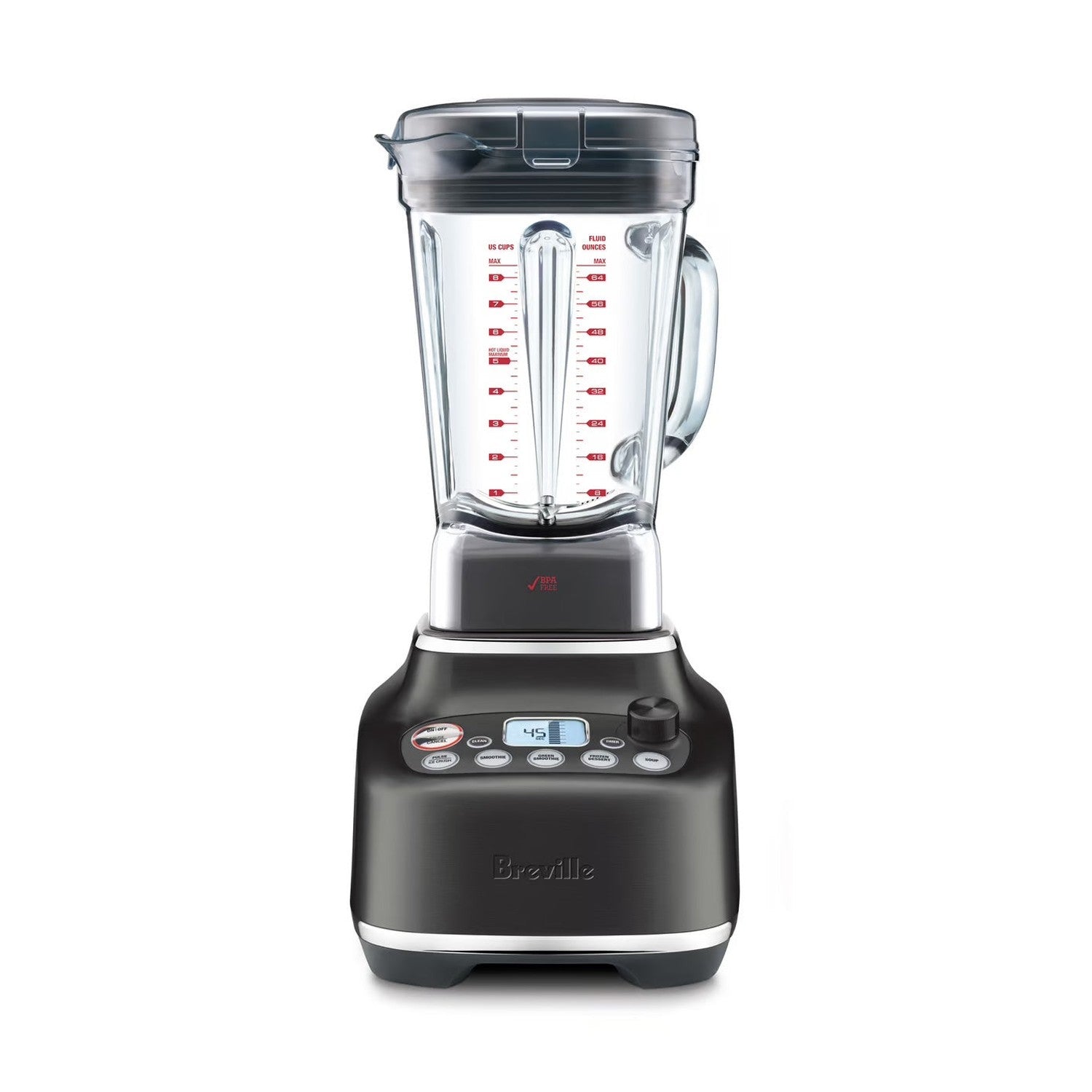 Breville The Super Q Blender, Black Stainless Steel #BBL920BST1BCA1
