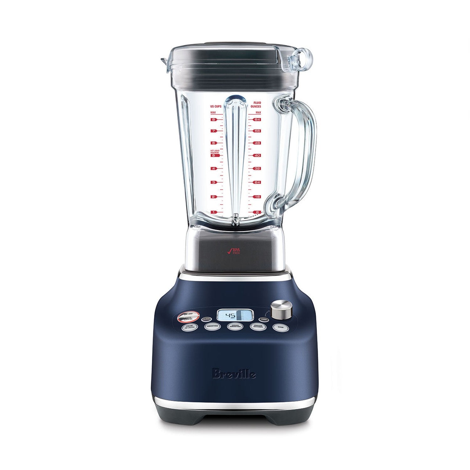 Breville The Super Q Blender, Damson Blue #BBL920DBL1BCA1