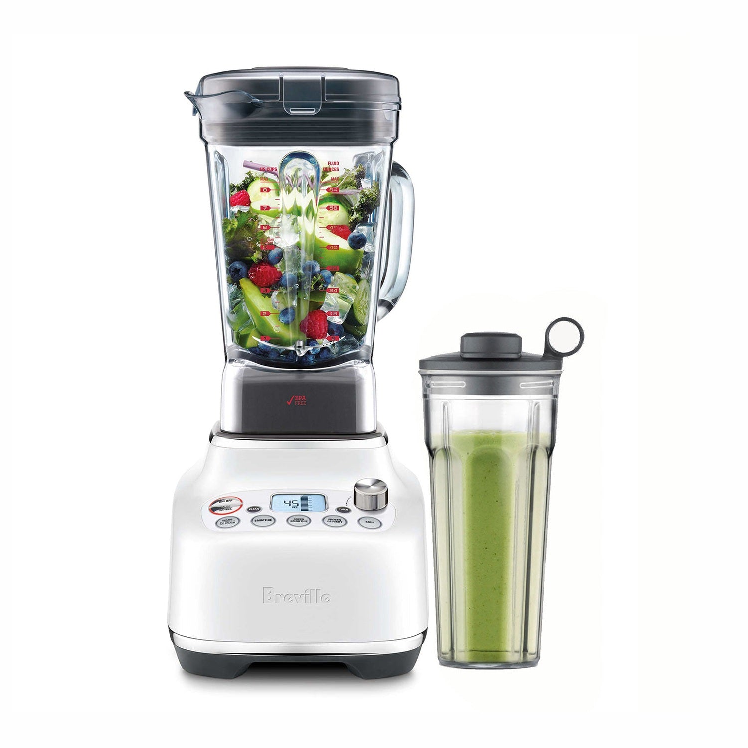 Breville The Super Q Blender, Sea Salt #BBL920SST1BCA1