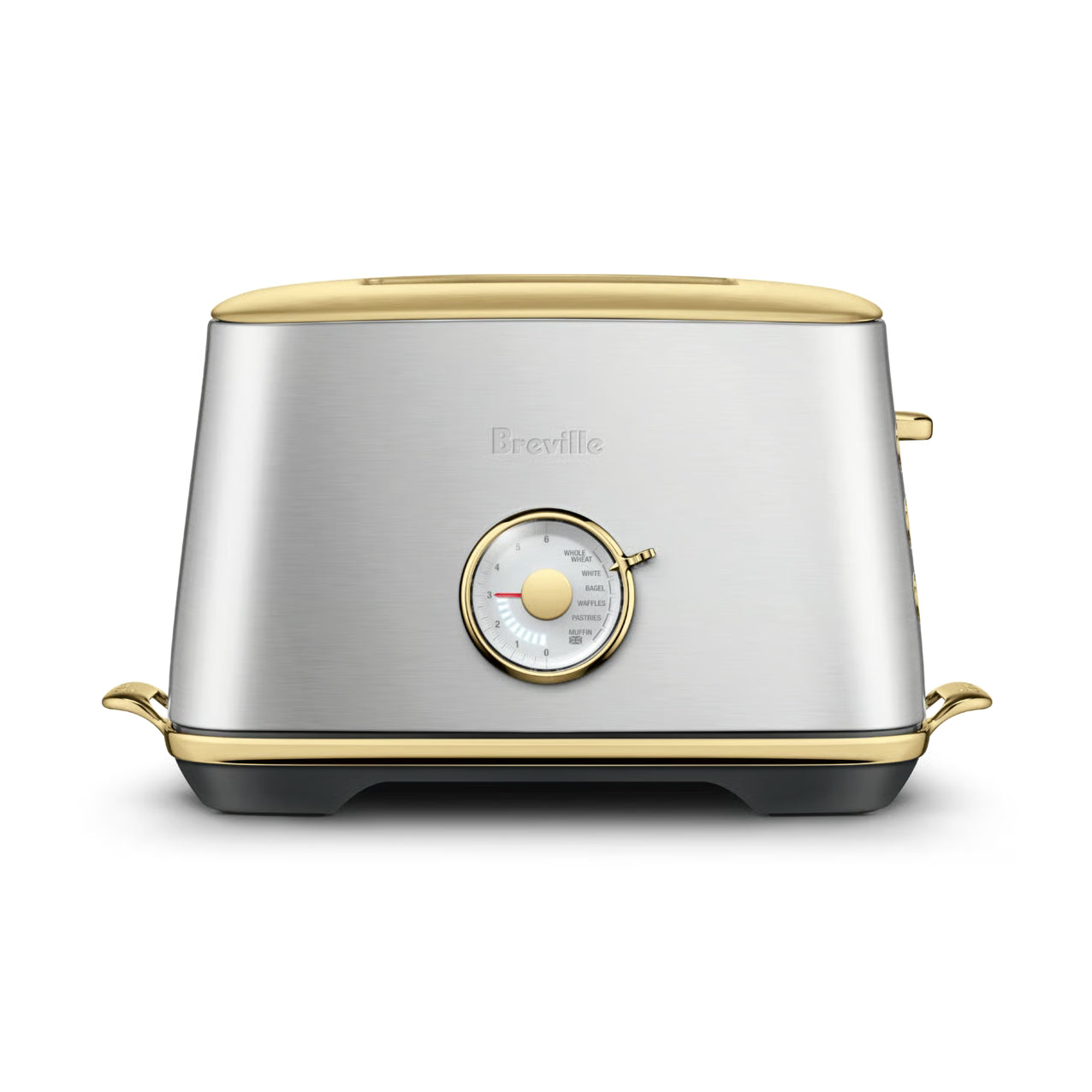Breville The Toast Select Luxe Toaster, Brushed Steel Brass #BTA735BSB