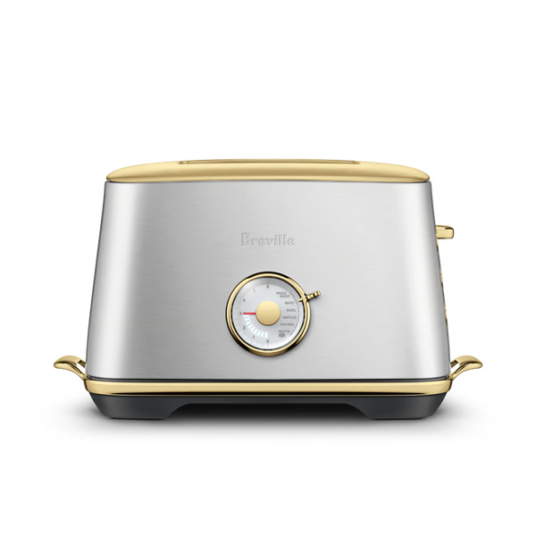 Breville The Toast Select Luxe Toaster, Brushed Steel Brass #BTA735BSB