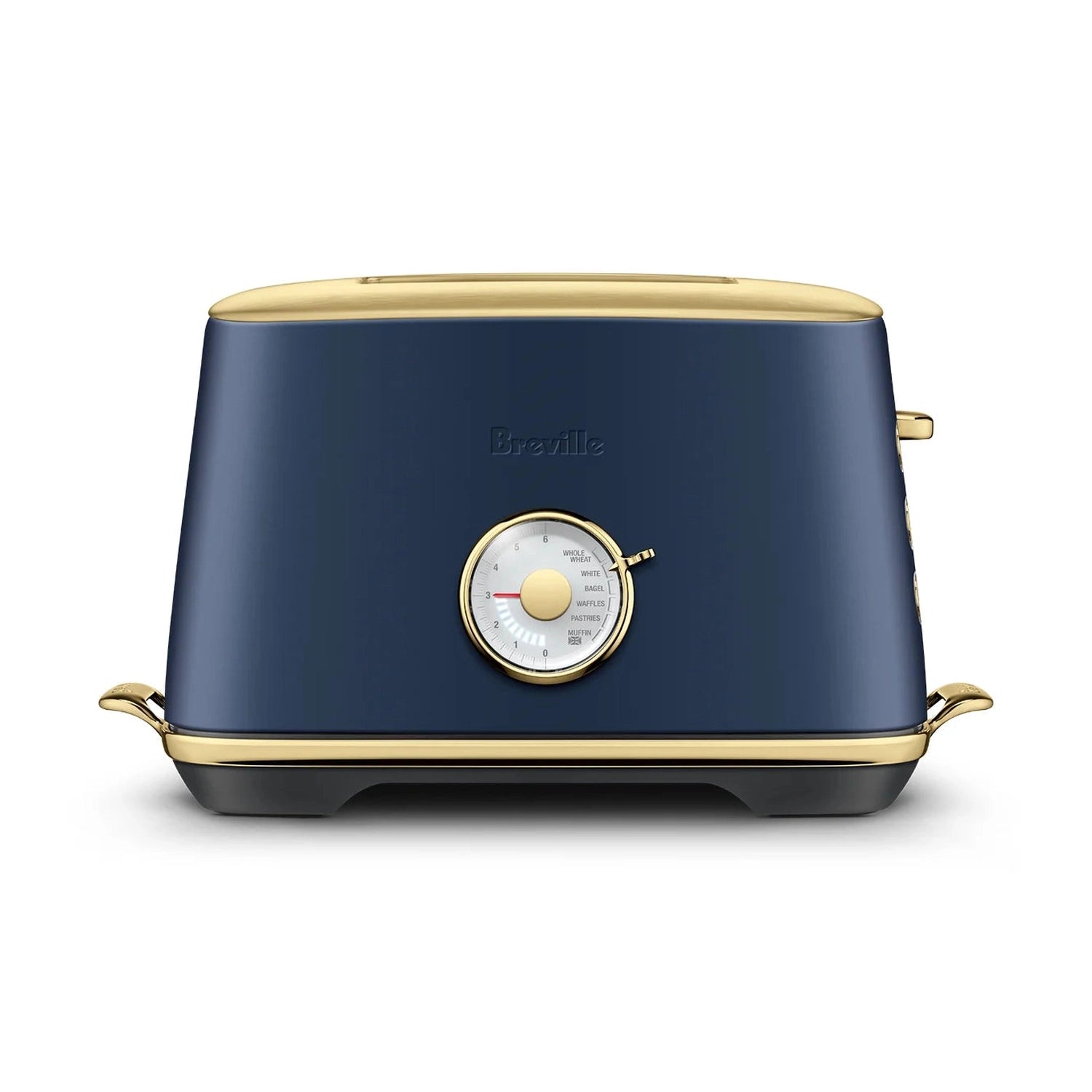 Breville The Toast Select Luxe Toaster, Damson Blue Brass #BTA735DBB