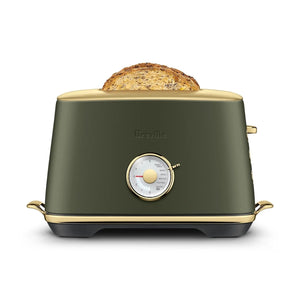 Breville The Toast Select Luxe Toaster, Olive Tapenade Brass #BTA735OLB