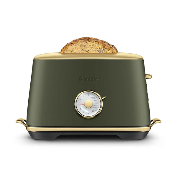 Breville The Toast Select Luxe Toaster, Olive Tapenade Brass #BTA735OLB