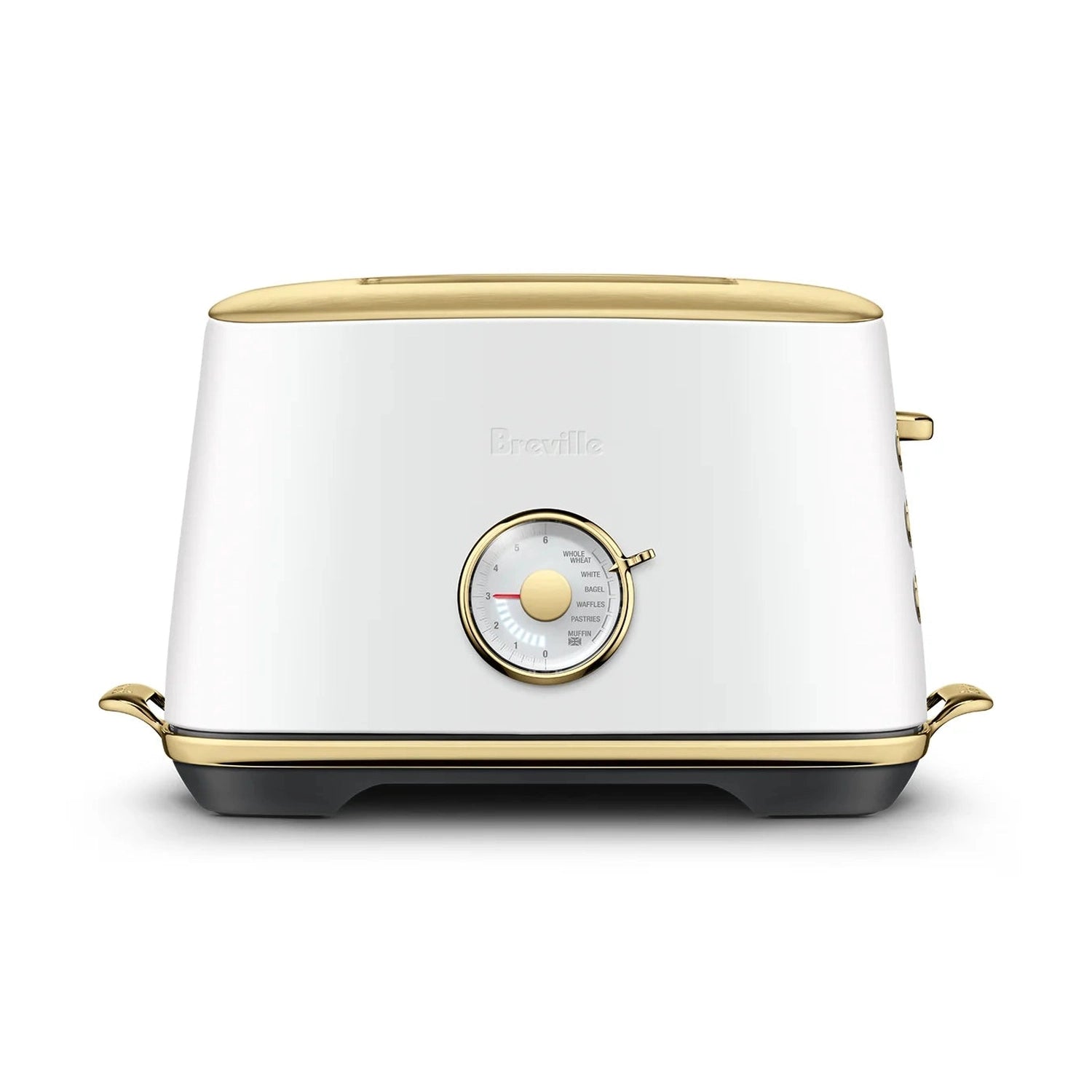 Breville The Toast Select Luxe Toaster, Sea Salt Brass #BTA735SSB