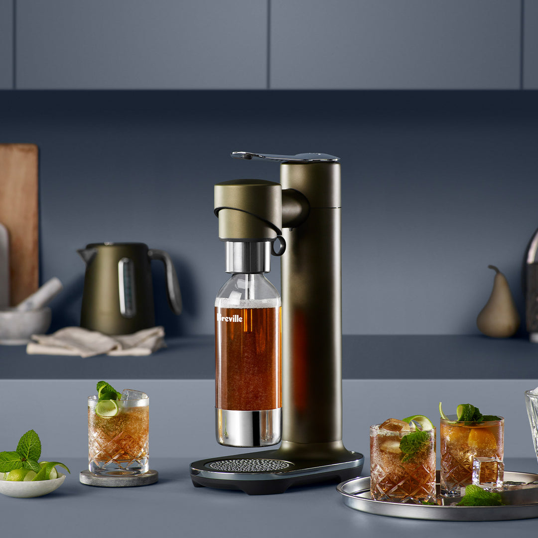 Breville the Infizz Fusion Sparkling Water Maker, Olive Tapenade 