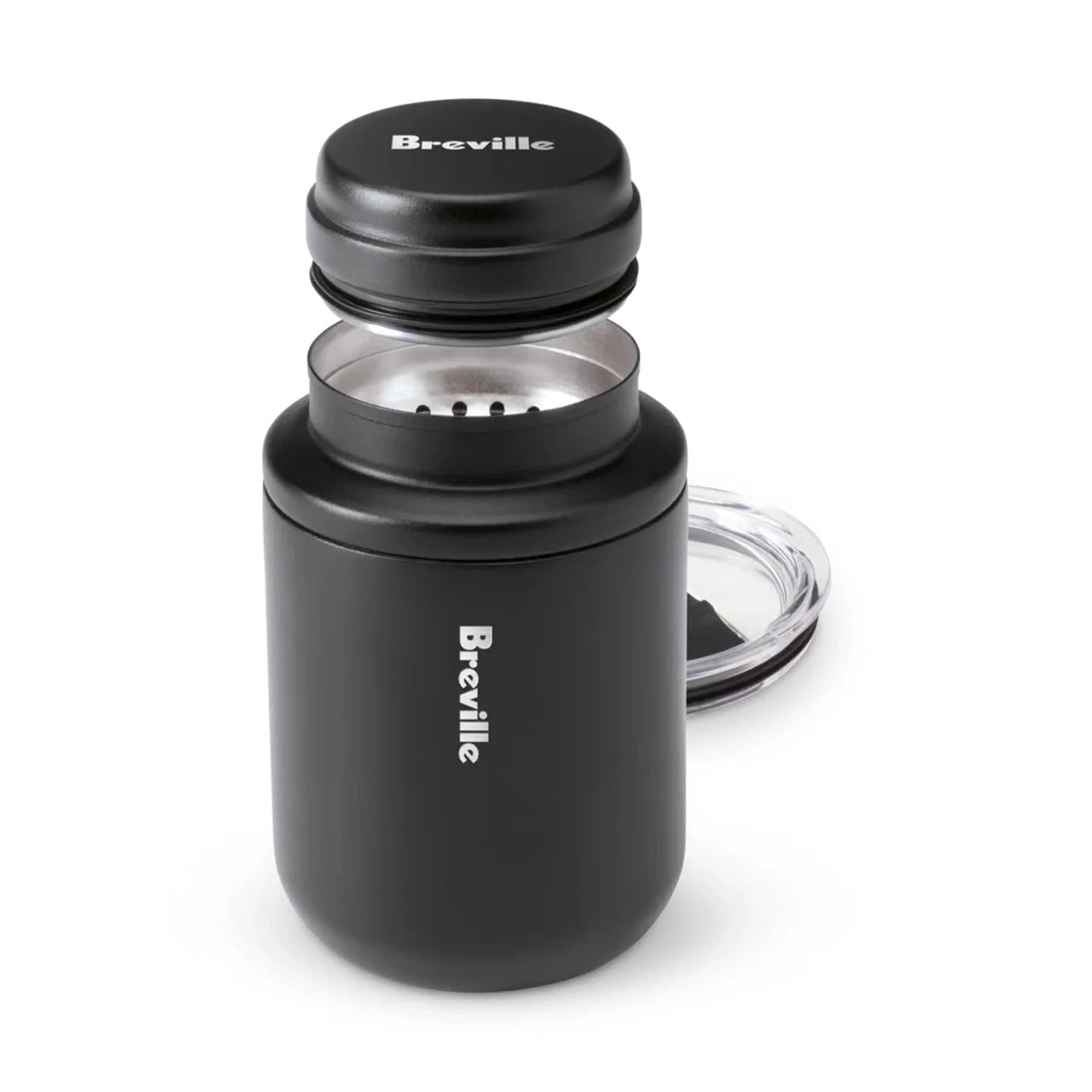 Breville the Shake & Take Espresso Shaker & Travel Mug, 12 oz.