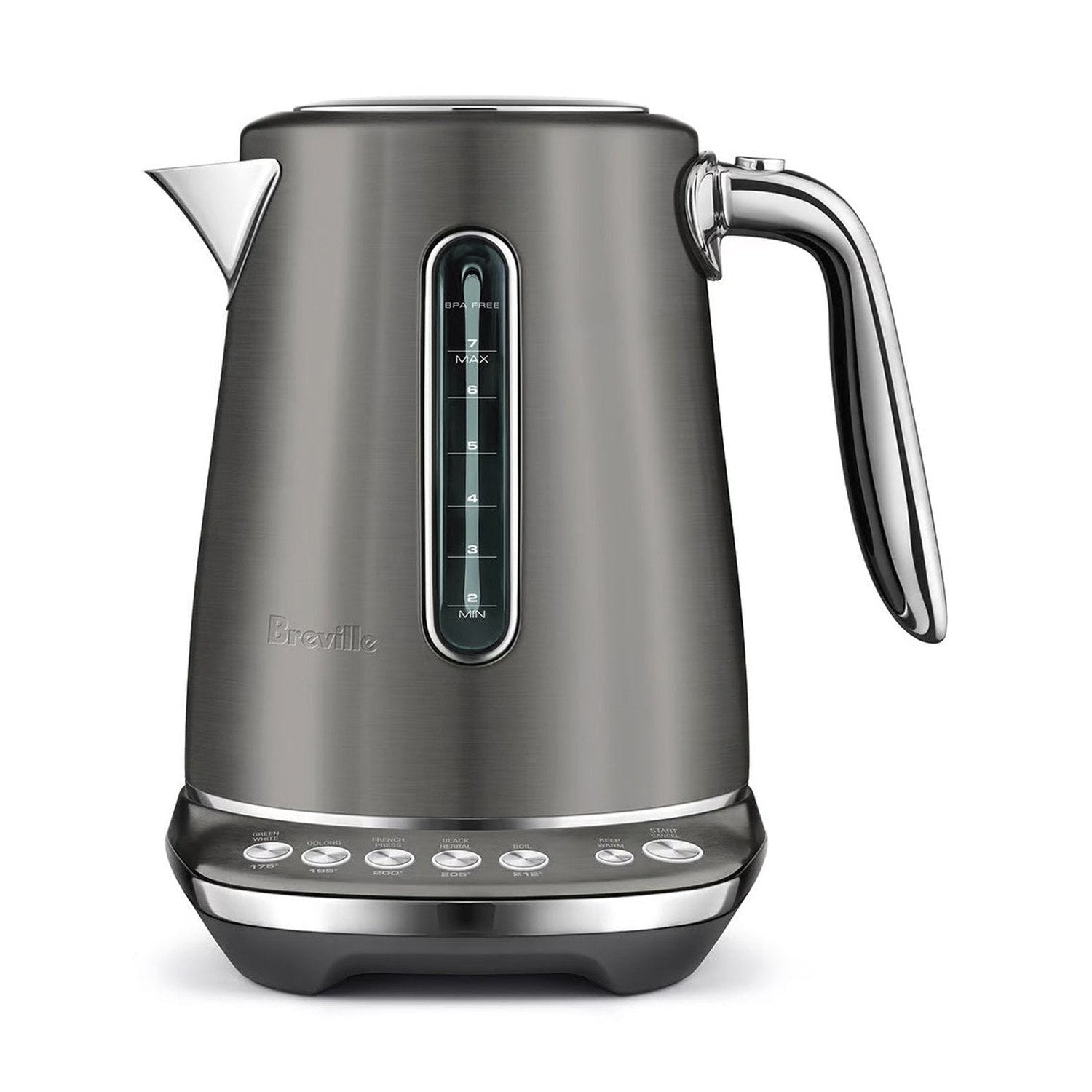 Breville the Smart Kettle Luxe, Black Stainless Steel #BKE845BST
