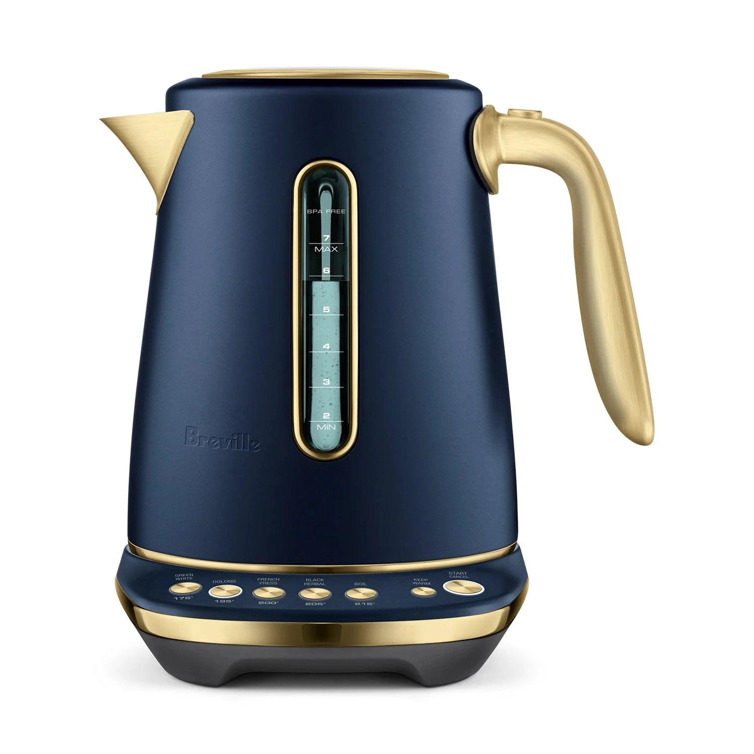 Breville the Smart Kettle Luxe, Damson Blue Brass #BKE845DBB